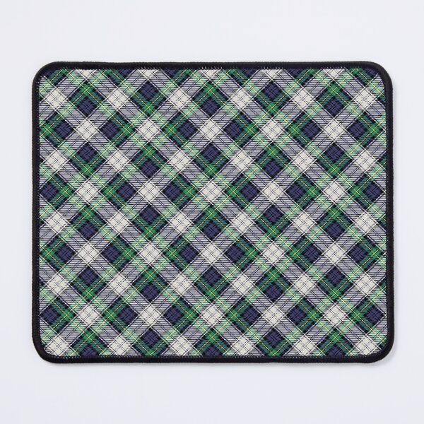 Item preview, Campbell Modern Dress Scottish Tartan Blue and Green Plaid High Res 300 DPI Diagonal Version designed and sold by MarikaJohnson.