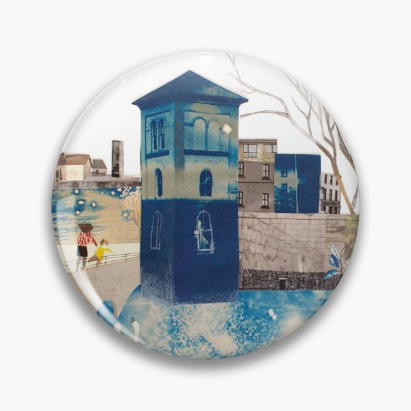 Item preview, "Galway" mixed media illustration designed and sold by LLuxardiStudio.