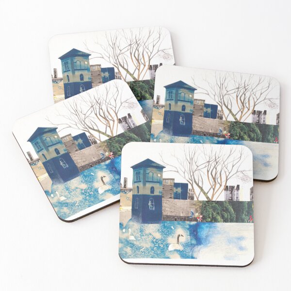 Item preview, "Galway" mixed media illustration designed and sold by LLuxardiStudio.