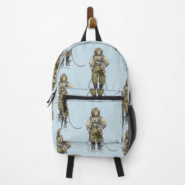Item preview, Vintage Diver with Diving Helmet and an Underwater Dive Light URM designed and sold by urmaddad.