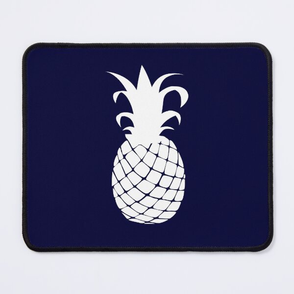 Item preview, Pineapple White Silhouette On Navy Blue designed and sold by rewstudio.