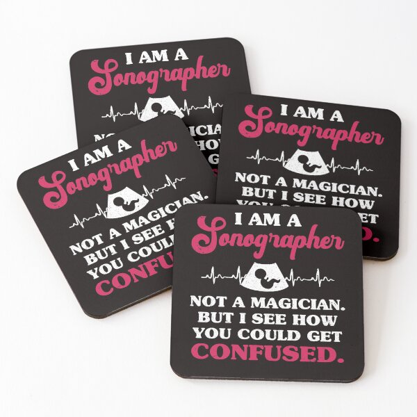 Item preview, Funny Ultrasound I’m A Sonographer Not a Magician Sarcastic Tech designed and sold by MagicSD Designs.