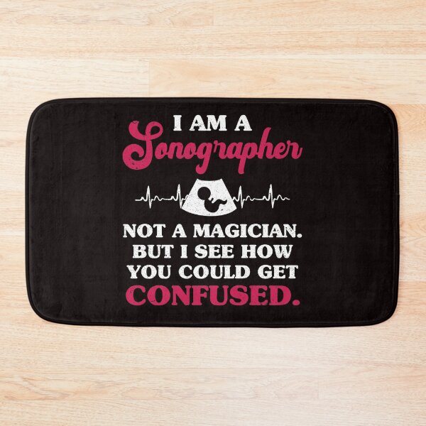 Item preview, Funny Ultrasound I’m A Sonographer Not a Magician Sarcastic Tech designed and sold by MagicSD Designs.