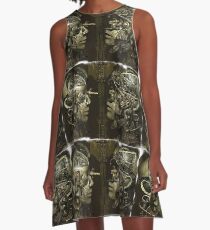 Victorian Steampunk A-Line Dress