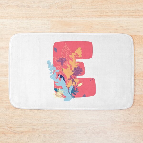 Item preview, Floral Monogram | Pink E designed and sold by MillwoodEngrave.