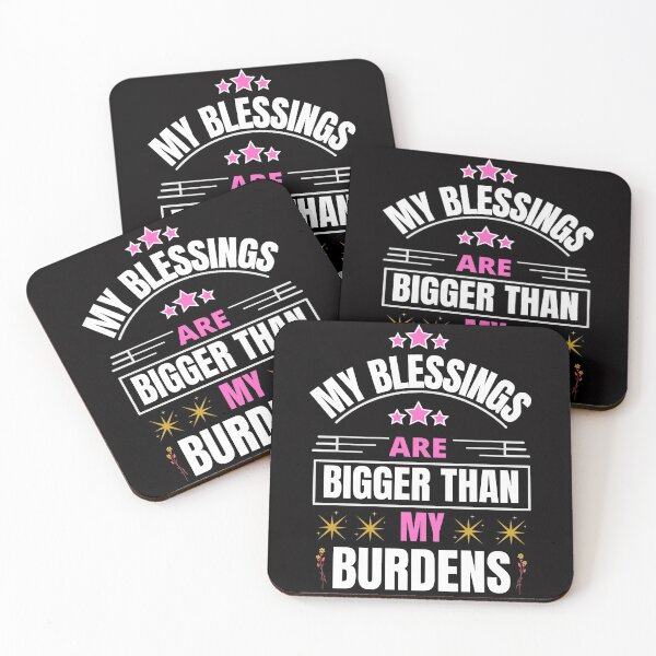 Item preview, Perfect christmas gift for her - My Blessings Are Bigger Than My Burdens designed and sold by llon.