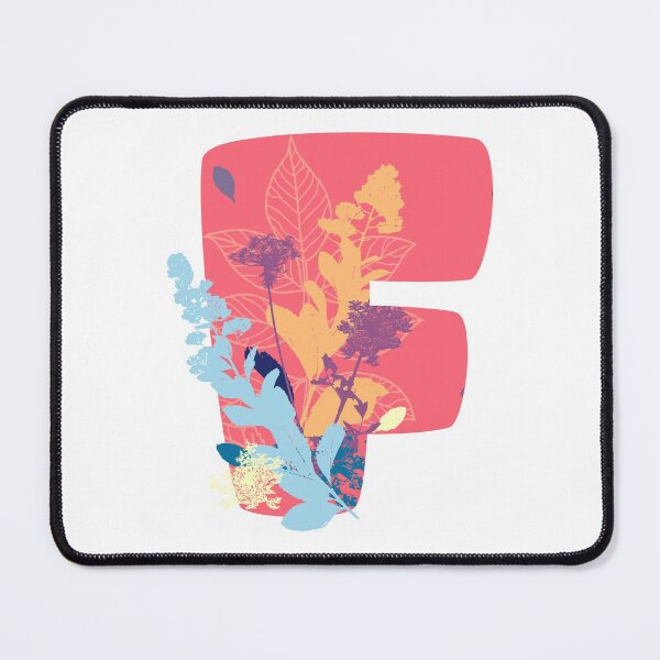 Item preview, Floral Monogram | Pink F designed and sold by MillwoodEngrave.