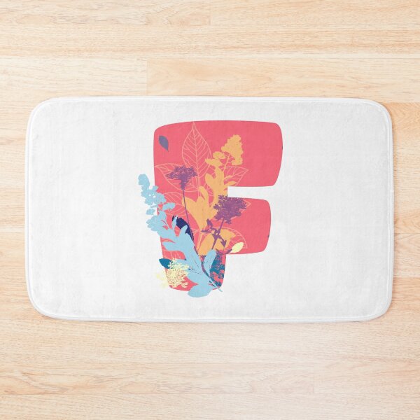 Item preview, Floral Monogram | Pink F designed and sold by MillwoodEngrave.