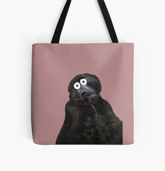 Aesthetic Monke Meme Funny Monkey Lover Tote Bag