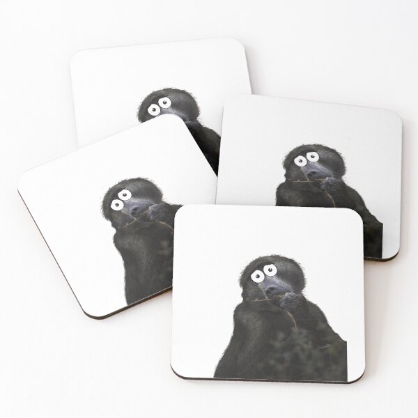 Item preview, Cute, sad and trembling monkey selfie  designed and sold by haRexia.