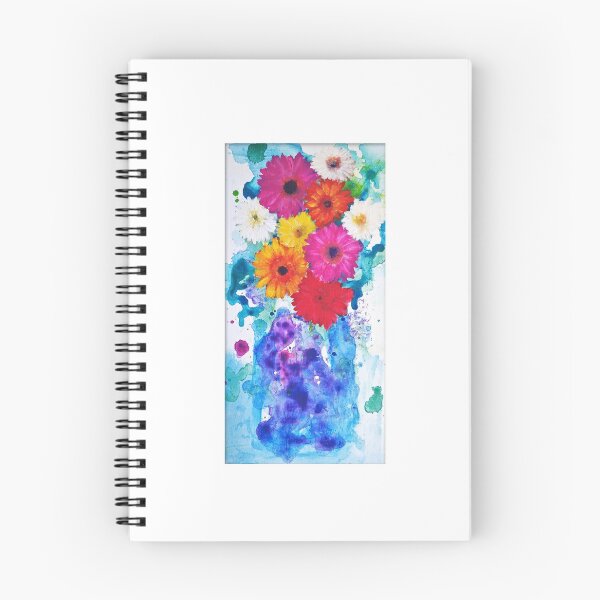 Item preview, Gergera Flowers Original Art Print designed and sold by hmkdesign.