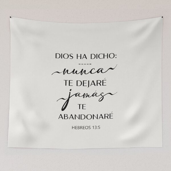 Item preview, Hebreos 13:5, Spanish Bible Verse designed and sold by Aryam Quotes.