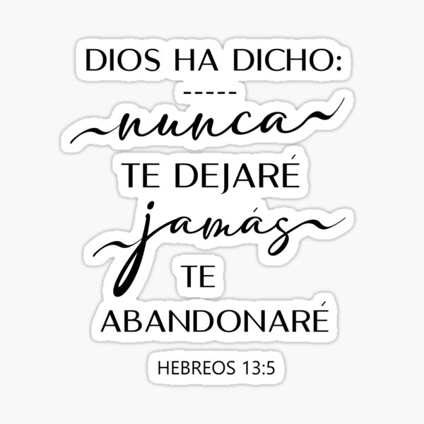 Spanish Bible Verse Stickers for Sale