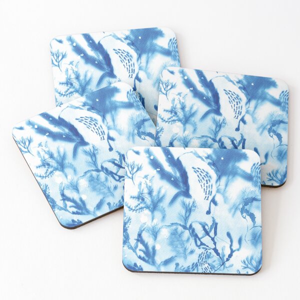 Item preview, "Ballylaughan Beach" multiple exposure cyanotype designed and sold by LLuxardiStudio.