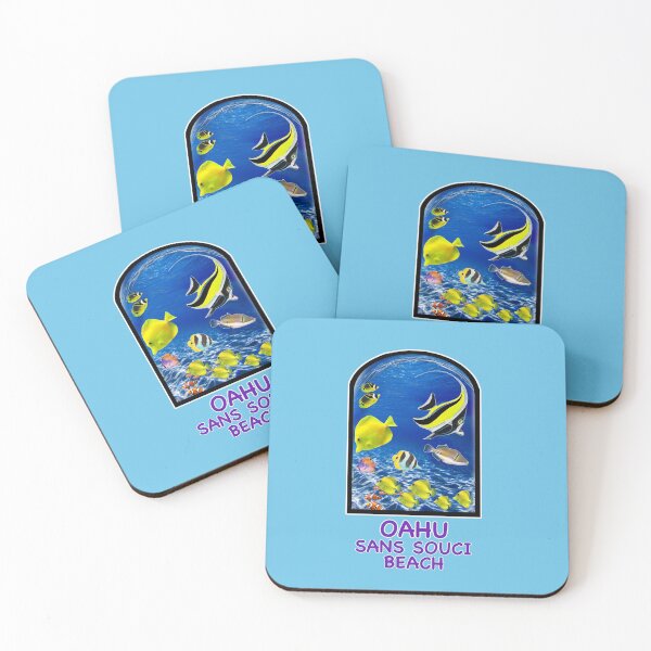 Item preview, OAHU SANS SOUCI BEACH designed and sold by cgullart.