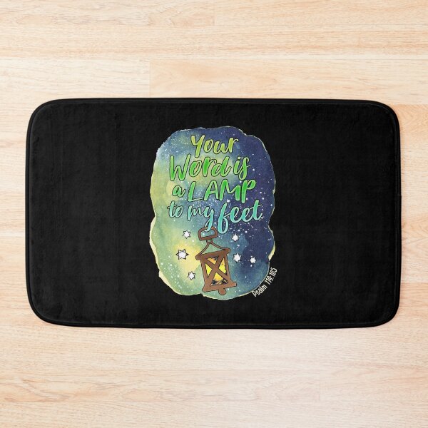 Item preview, Your Word Is A Lamp To My Feet Psalm 119:105  designed and sold by amazingjoy.