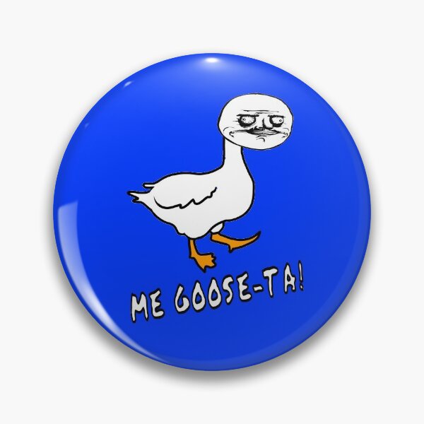 Item preview, Me Goose-Ta Ancient Meme Graphic Goose Illustration designed and sold by WhatWhatDesigns.