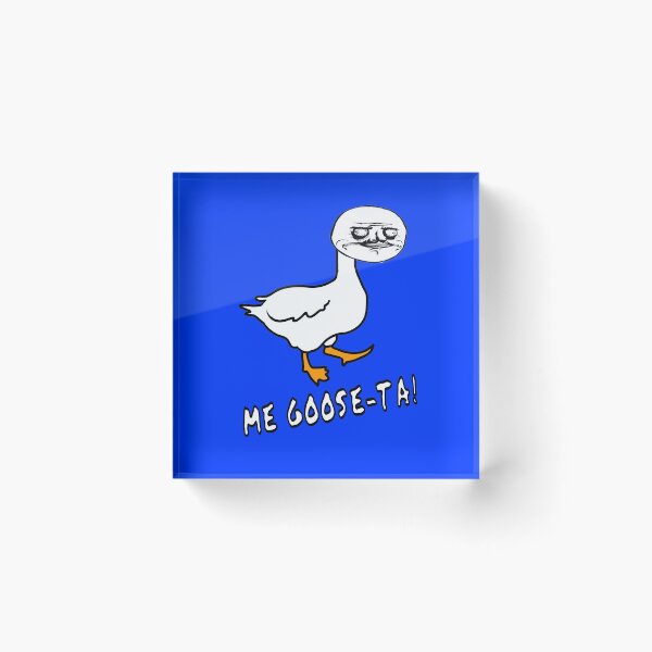 Item preview, Me Goose-Ta Ancient Meme Graphic Goose Illustration designed and sold by WhatWhatDesigns.