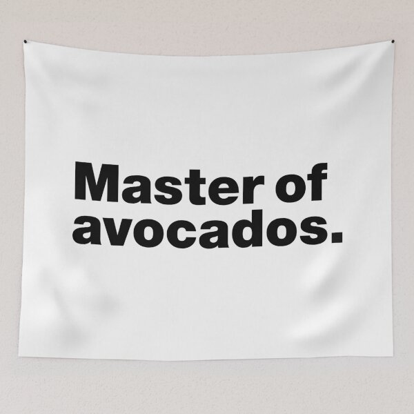 Item preview, Master of avocados (black) designed and sold by dudethecreator.
