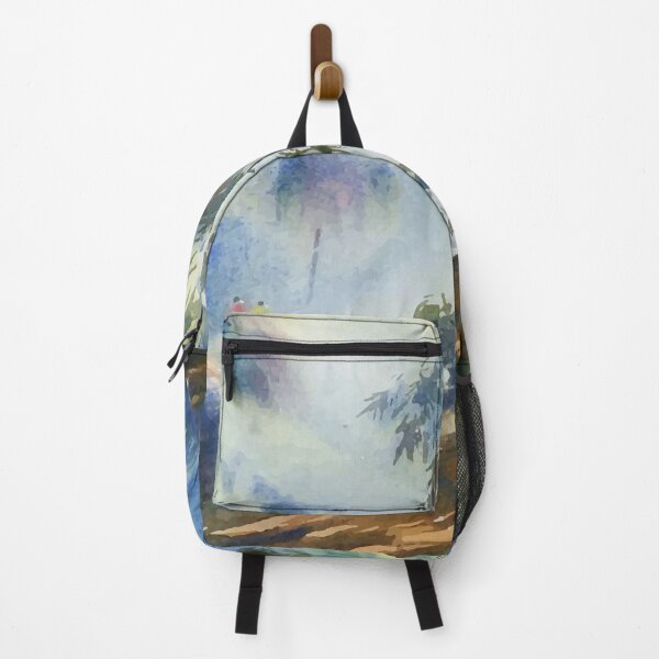 Item preview, Watercolor Hand Drawn Village Landscape designed and sold by Vector Scout Lab.
