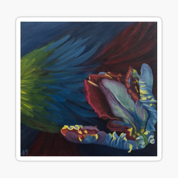 Audrey II: Parrot Tulip Sticker