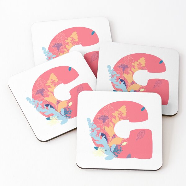 Item preview, Floral Monogram | Pink G designed and sold by MillwoodEngrave.