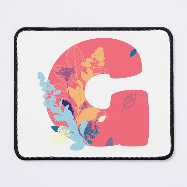 Item preview, Floral Monogram | Pink G designed and sold by MillwoodEngrave.