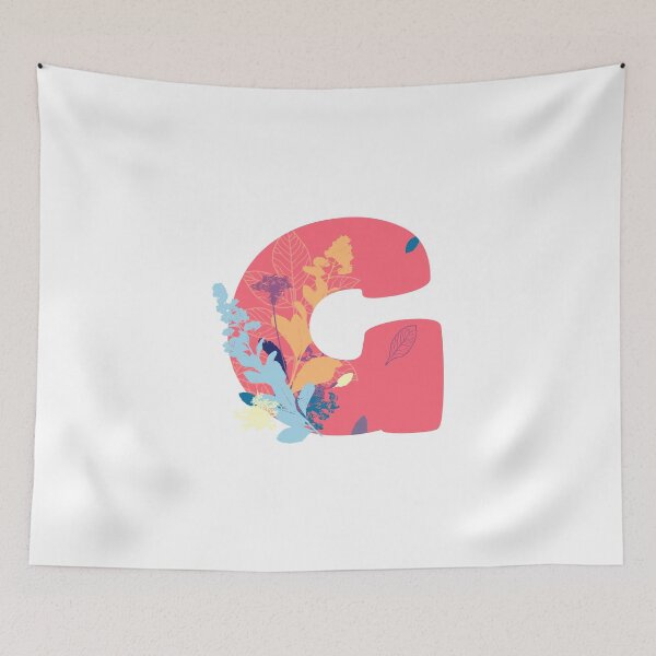 Item preview, Floral Monogram | Pink G designed and sold by MillwoodEngrave.