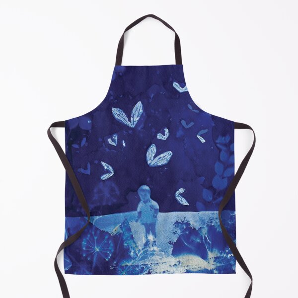Item preview, "Fireflies" multiple exposure cyanotype designed and sold by LLuxardiStudio.