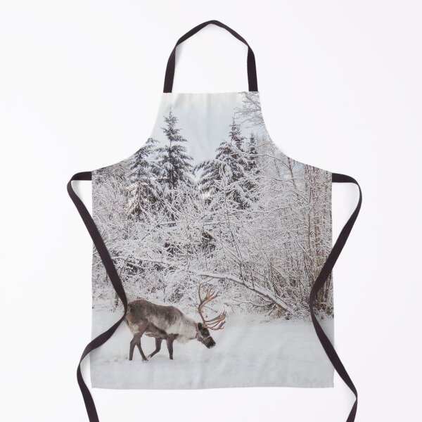 Item preview, Reindeer in Snow - Alaska Winter Scene designed and sold by BeeLightPhotos.