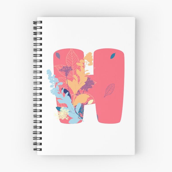 Item preview, Floral Monogram | Pink H designed and sold by MillwoodEngrave.