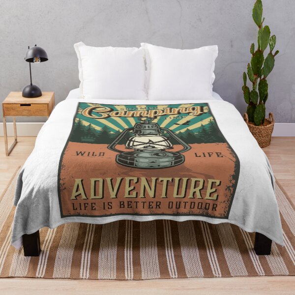 Item preview, Vintage Summer Camping Time Wildlife Adventure designed and sold by Vector Scout Lab.