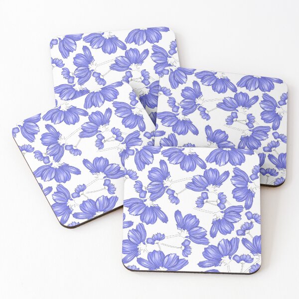 Item preview, Cosmo Fields in Blue designed and sold by lezell.