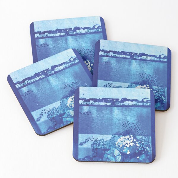 Item preview, "Long Walk" multiple exposure cyanotype designed and sold by LLuxardiStudio.