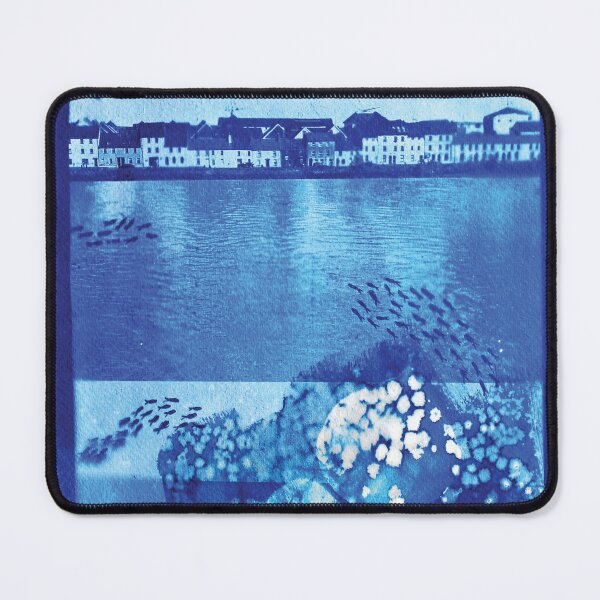 Item preview, "Long Walk" multiple exposure cyanotype designed and sold by LLuxardiStudio.