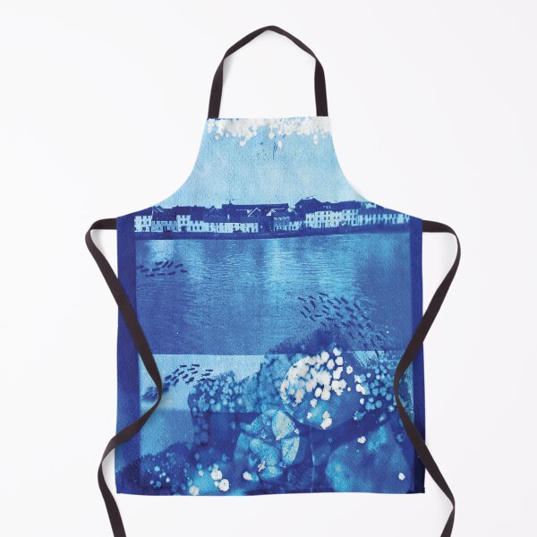 Item preview, "Long Walk" multiple exposure cyanotype designed and sold by LLuxardiStudio.
