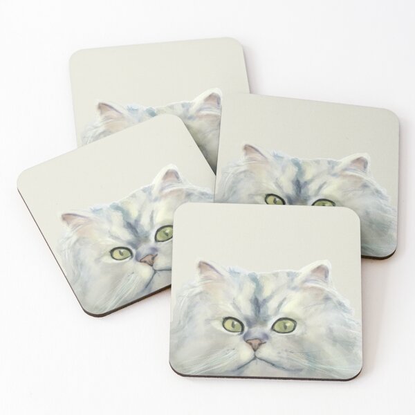 Item preview, Doll face Persian Cat Watercolor Pet Portrait designed and sold by MariaWorkman.