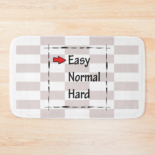 Item preview, Funny Quote - Easy Normal Hard Funny quotes designed and sold by stella-shop.