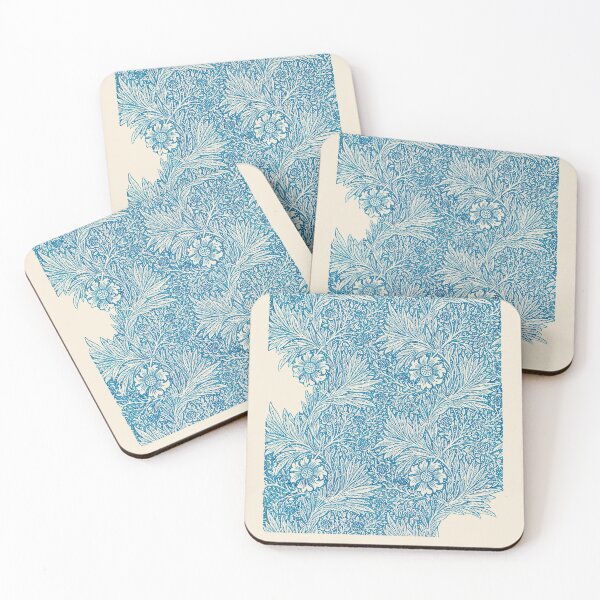 Item preview, William Morris Blue Marigold Pattern  designed and sold by redoARTstore.