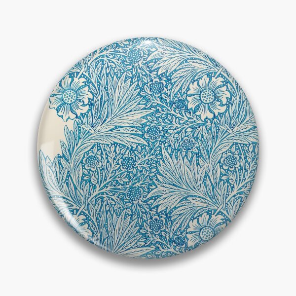 Item preview, William Morris Blue Marigold Pattern  designed and sold by redoARTstore.