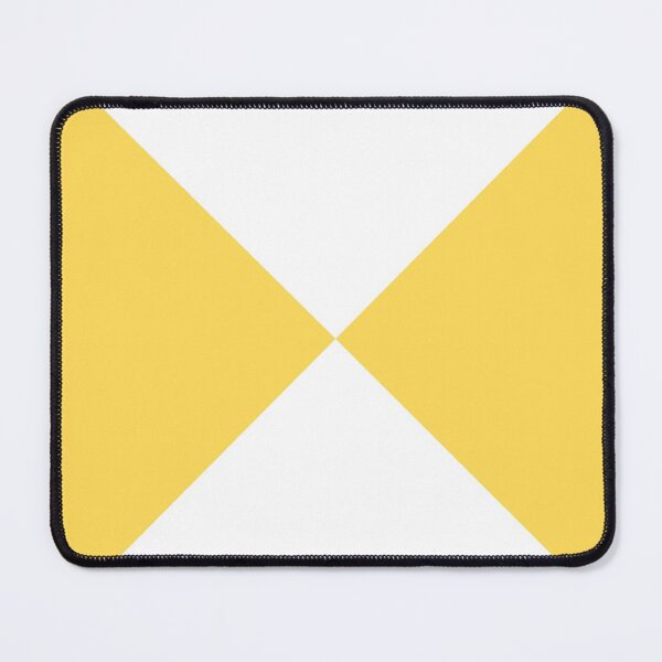 Item preview, Mustard Yellow Four Triangles  designed and sold by rewstudio.