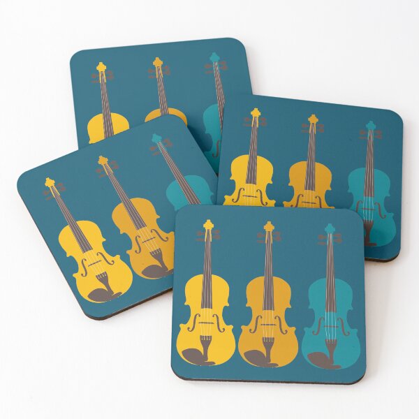 Item preview, A Serenade of Strings in Teal and Gold designed and sold by NattyDesigns.