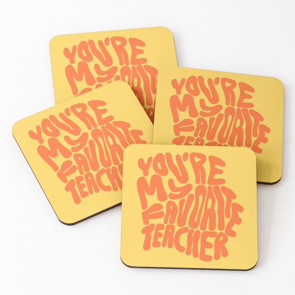 Item preview, You’re my favourite teacher designed and sold by PeachCatDesigns.