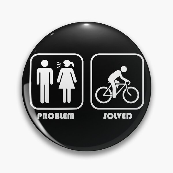 Item preview, Funny t shirts for cyclists Problem Solved funny presents for cyclists designed and sold by soebekhi.