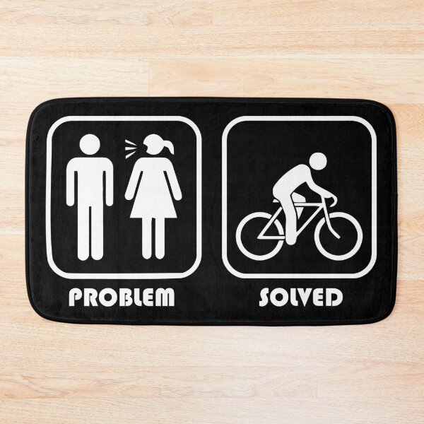 Item preview, Funny t shirts for cyclists Problem Solved funny presents for cyclists designed and sold by soebekhi.