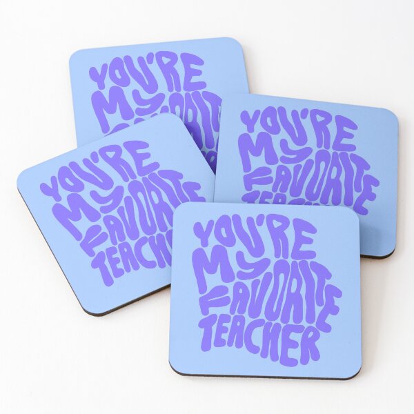 Item preview, You’re my favourite teacher designed and sold by PeachCatDesigns.