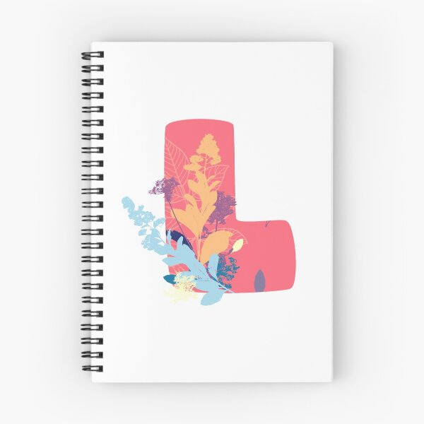 Item preview, Floral Monogram | Pink L designed and sold by MillwoodEngrave.
