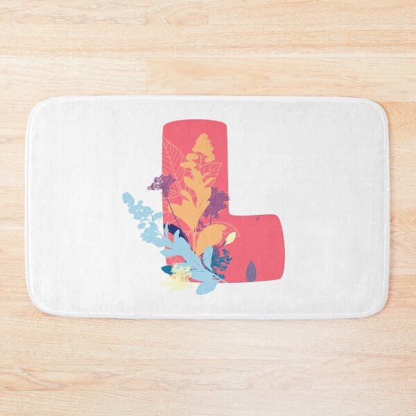 Item preview, Floral Monogram | Pink L designed and sold by MillwoodEngrave.