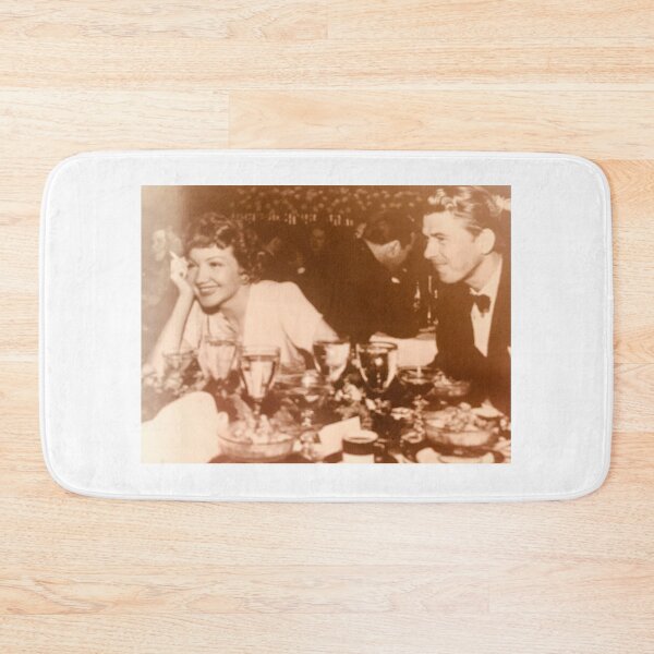 Item preview, Claudette Colbert and Ronald Reagan having drinks designed and sold by Jenniferkate72.