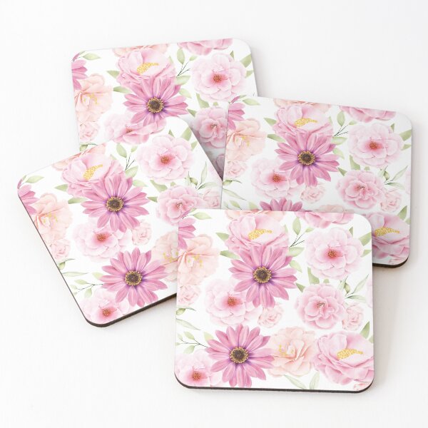 Item preview, Beautiful Floral Pattern - Bright Floral Print - Hand Paint Charming Flowers designed and sold by Marie Young.